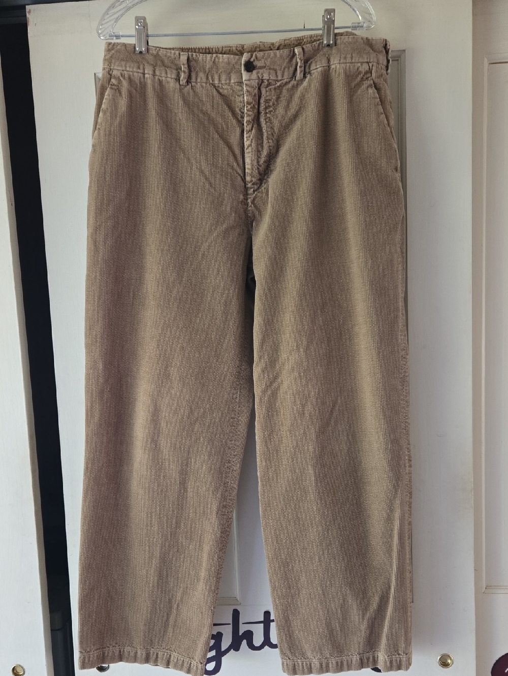 Perry Ellis Men's Corduroy Pants in Tan